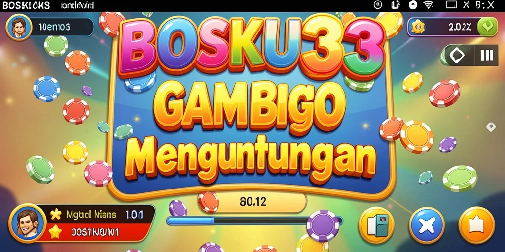 Screenshot gameplay BOSKU33 menampilkan suasana permainan Bingo yang menarik.