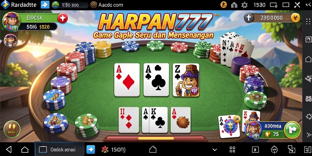 Gameplay Gaple yang seru dan penuh strategi di HARAPAN777.