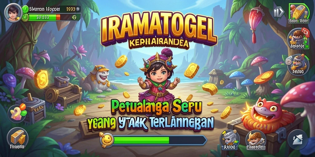 Screenshot menampilkan gameplay menakjubkan dari petualangan IRAMATOGEL.