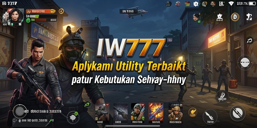 Tampilan antarmuka aplikasi IW777 yang user-friendly dan menarik.