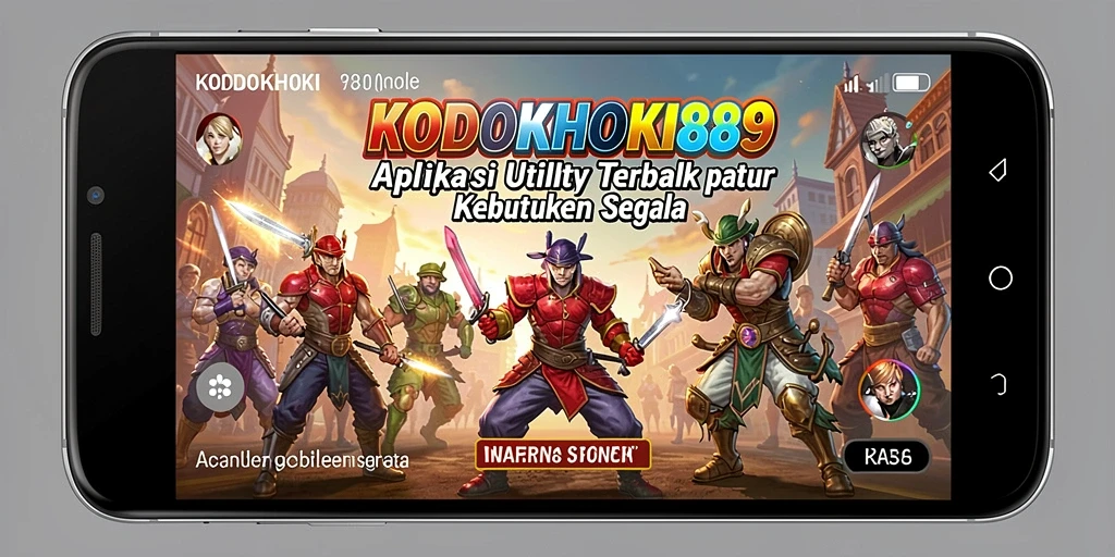 Tampilan utama aplikasi KODOKHOKI889 yang penuh dengan fitur Utility.