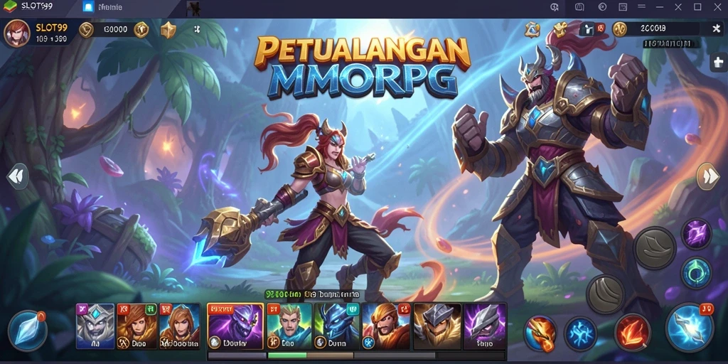 Menampilkan gameplay menarik di dunia MMORPG SLOT99.