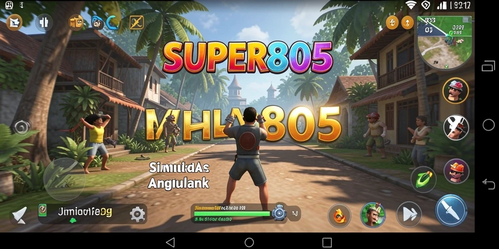 Tampilan gameplay SUPER805 yang menampilkan interaksi hidup yang menarik.