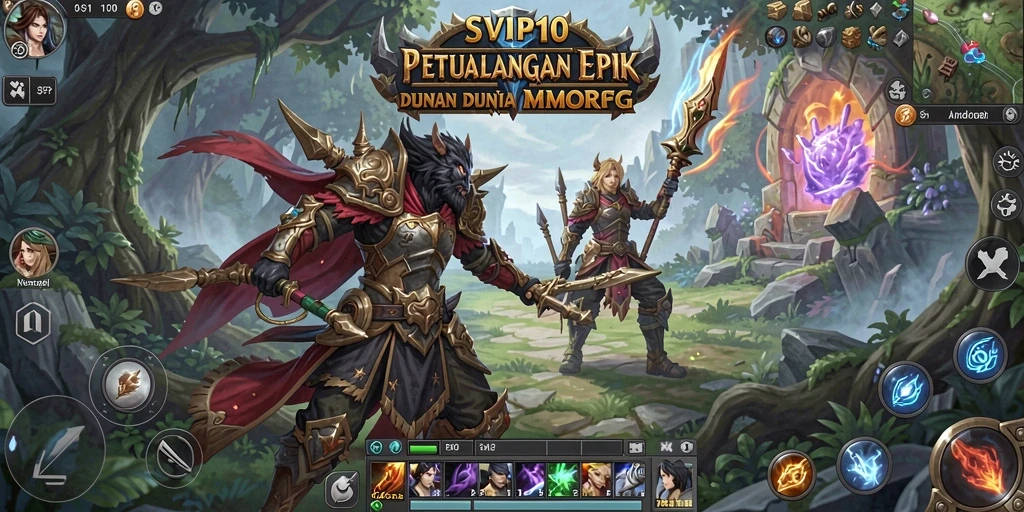 Tampilan gameplay seru di SVIP10 yang menampilkan pertarungan epik.