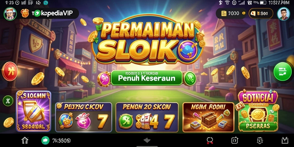 Tampilan gamenya yang menarik dengan berbagai simbol Slot.